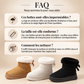 Bottes de neige à plateforme mi-mollet pour femmes