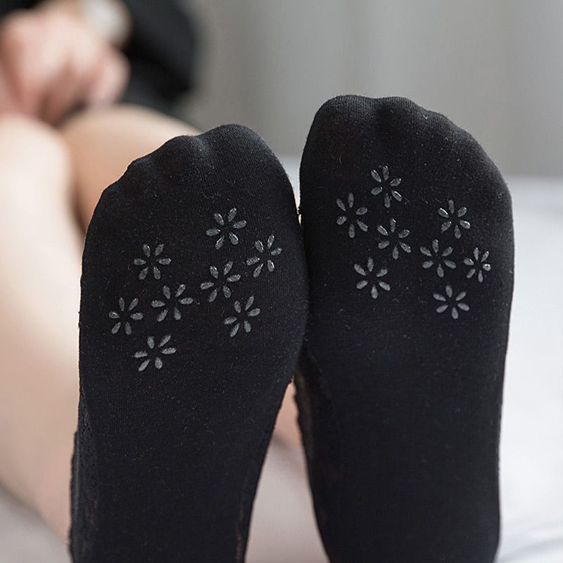 (🎁Vente chaude du Nouvel An 2025🎁)🧦 Chaussettes Délicates Antidérapantes en Dentelle pour Femmes