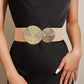 ✨Women's Vintage Gold Buckle High Elastic Belt💫Adjustable Waistband for Dresses, Skirts & Pants with Timeless Design🌟