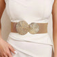 ✨Women's Vintage Gold Buckle High Elastic Belt💫Adjustable Waistband for Dresses, Skirts & Pants with Timeless Design🌟