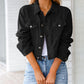 Veste en jean aux couleurs vives