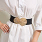 ✨Women's Vintage Gold Buckle High Elastic Belt💫Adjustable Waistband for Dresses, Skirts & Pants with Timeless Design🌟