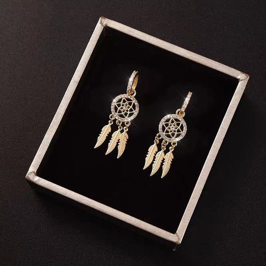 🔥Vente chaude 49 % de réduction🔥Boucles d'oreilles à pendentif en cristal de rêve