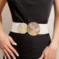 ✨Women's Vintage Gold Buckle High Elastic Belt💫Adjustable Waistband for Dresses, Skirts & Pants with Timeless Design🌟