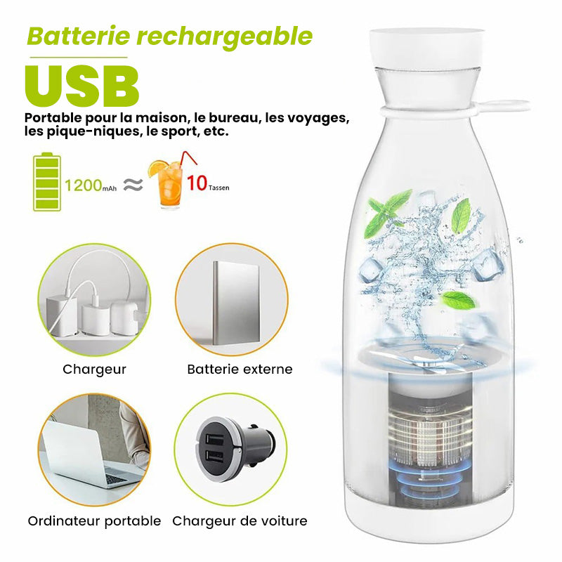 🍃Vente directe d'usine🍃 Extracteur de Jus Portable Best-Seller | 🌟 Savourez du jus frais à tout moment, partout !