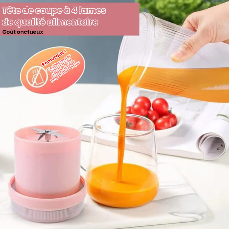 🍃Vente directe d'usine🍃 Extracteur de Jus Portable Best-Seller | 🌟 Savourez du jus frais à tout moment, partout !