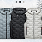 🍂 Easy Layering Comfort | Men's Hooded Front-Zip Insulated Vest