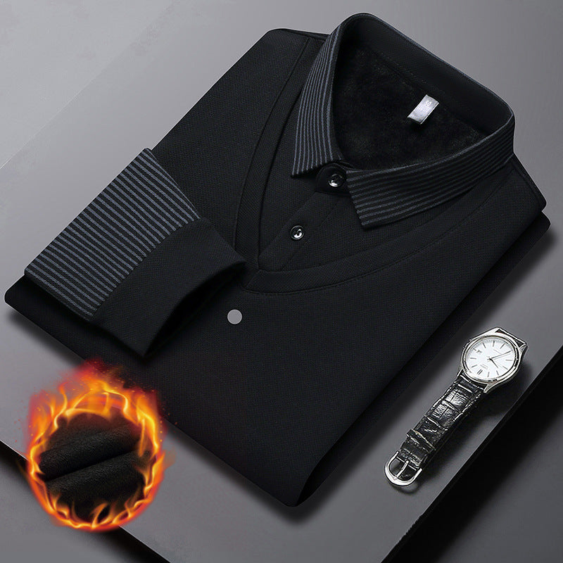 🔥49% DE RÉDUCTION ! 🍂 Chemise à Col Rayé 2 Pièces - Style Automne/Hiver en Coton Respirant et Confortable 👔📦