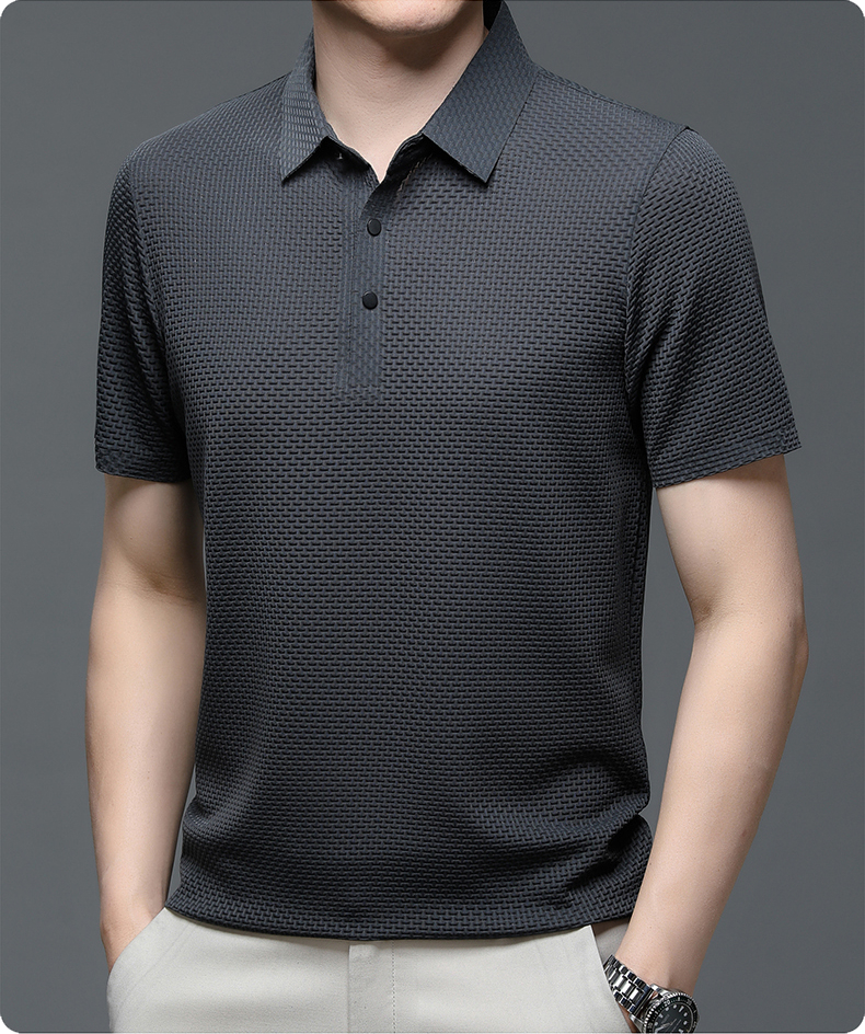 ✨ Chemise Homme en Soie Glacée - Texture Luxueuse et Respirante pour Événements Élégants ou Quotidien 🎩🔥