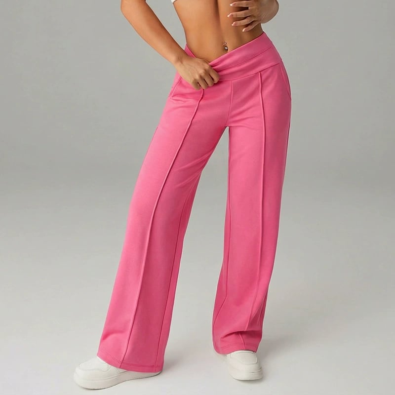 👖 50% DE RÉDUCTION ! 💃 Pantalon Droit Femme – Coupe Ample, Tissu Souple & Élégance Quotidienne ✨