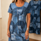 ⏳Time-limited Special⏰Women's Casual Patchwork Pattern Dress