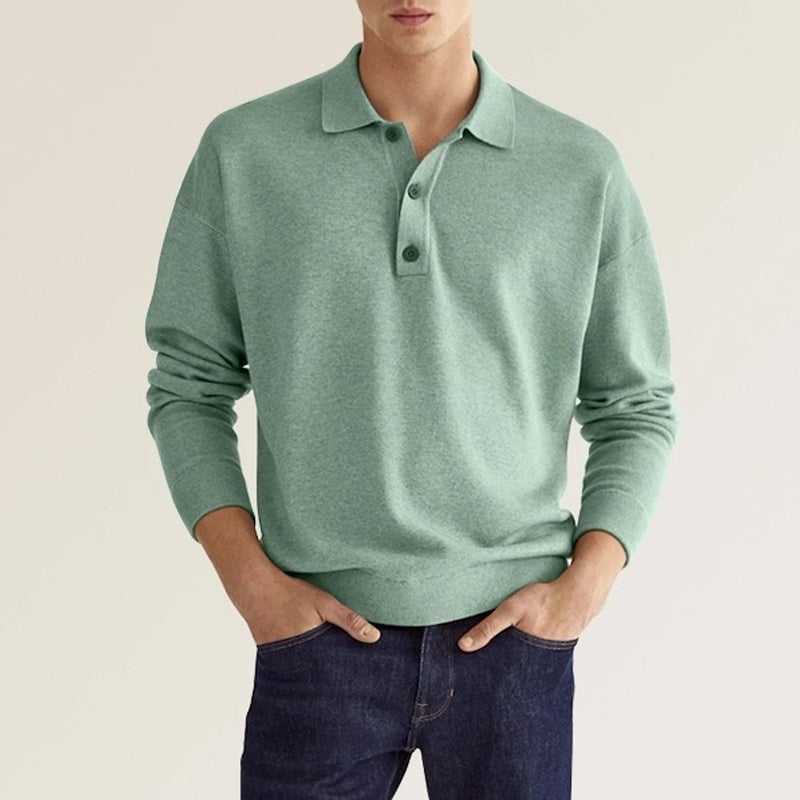 🔥Grande vente 50% DE RÉDUCTION🔥Chemise décontractée à manches longues et revers amples pour hommes