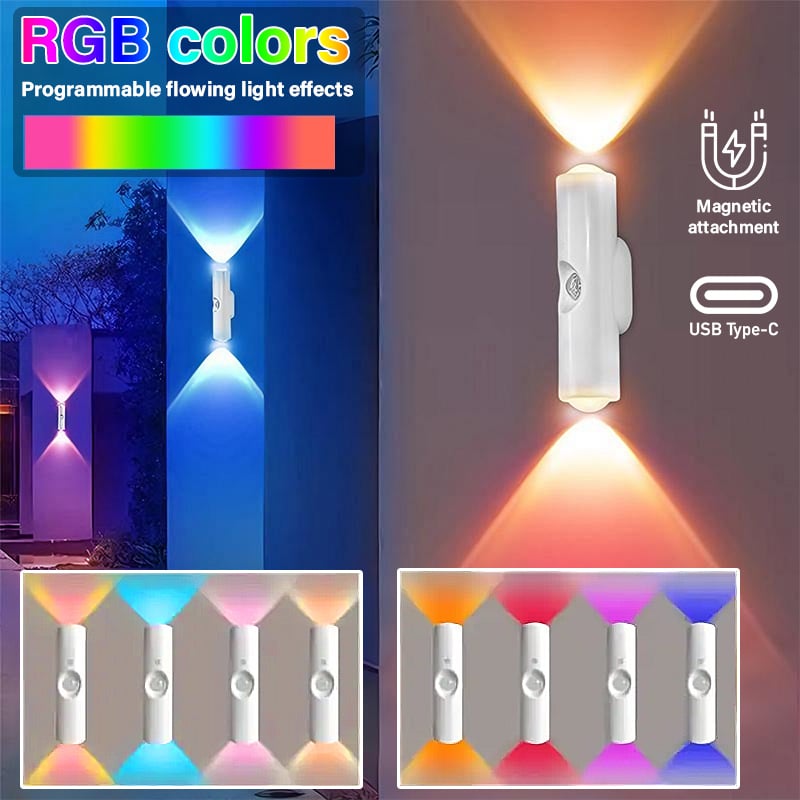 💎 ACHETEZ 3, OFFERT 1 ! 💎 Lampe d’Ambiance LED Rechargeable avec Capteur de Mouvement – Détection Intelligente, Éclairage RVB & Installation Magnétique