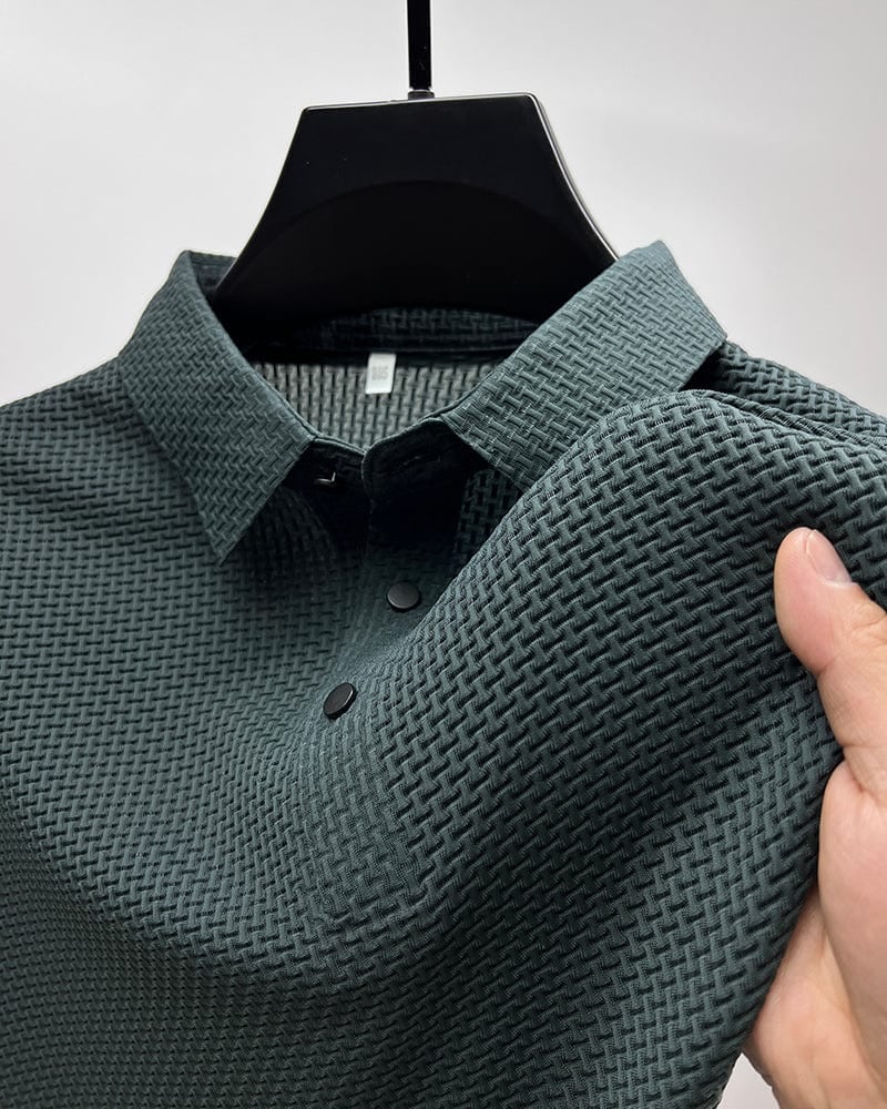 ✨ Chemise Homme en Soie Glacée - Texture Luxueuse et Respirante pour Événements Élégants ou Quotidien 🎩🔥