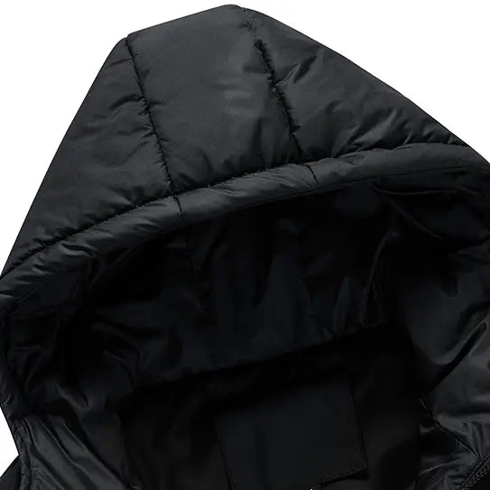 🍂 Confort et superposition faciles | Gilet isolant à capuche et fermeture éclair sur le devant pour homme