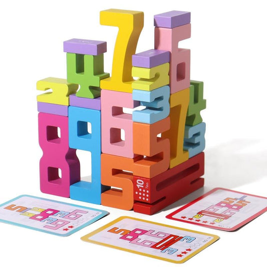 🔥Nouveaux produits phares 2025 - 50 % de réduction🔥Blocs de nombres en bois inspirés de Montessori - Libérez le potentiel de votre enfant !