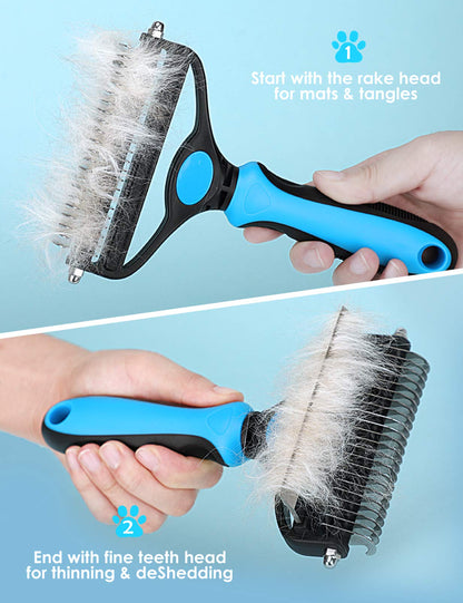 💐50% DE RÉDUCTION ! Peigne démêlage pour chiens/chats – Poils longs & courts efficace 🌀🐩【Stock Limité】