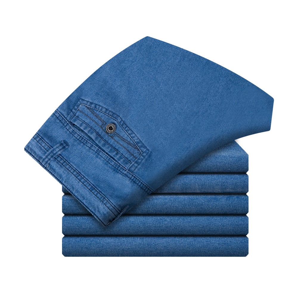 🔥 Hot Sales -50% OFF🔥 Jeans taille haute à coupe droite pour hommes