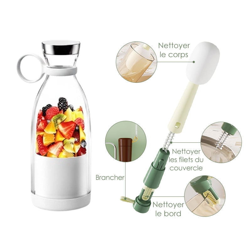 🍃Vente directe d'usine🍃 Extracteur de Jus Portable Best-Seller | 🌟 Savourez du jus frais à tout moment, partout !