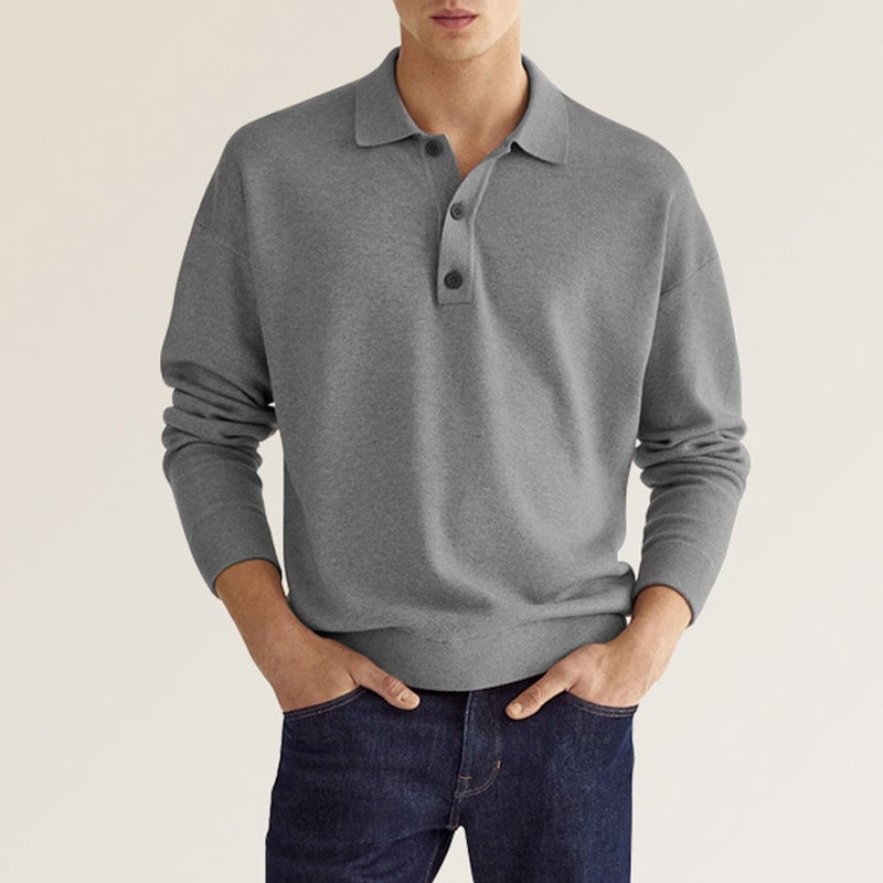 🔥Grande vente 50% DE RÉDUCTION🔥Chemise décontractée à manches longues et revers amples pour hommes
