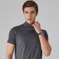 📢📢50 % de réduction !! ⏰T-shirt slim fit à col montant pour homme
