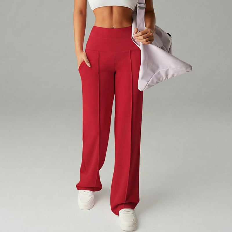 👖 50% DE RÉDUCTION ! 💃 Pantalon Droit Femme – Coupe Ample, Tissu Souple & Élégance Quotidienne ✨