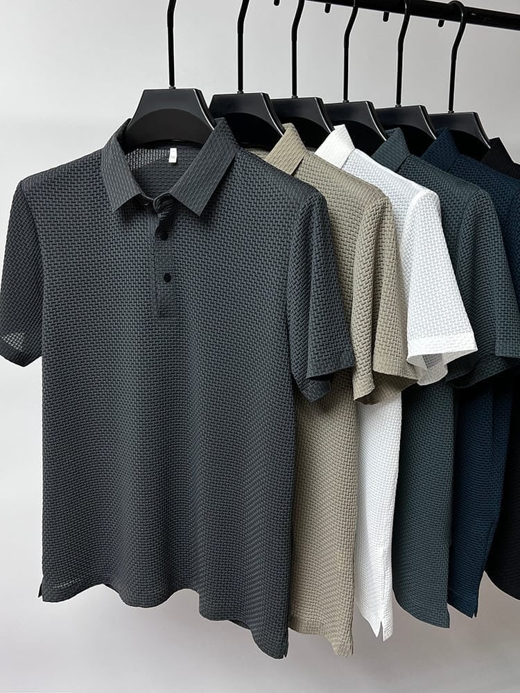 ✨ Chemise Homme en Soie Glacée - Texture Luxueuse et Respirante pour Événements Élégants ou Quotidien 🎩🔥