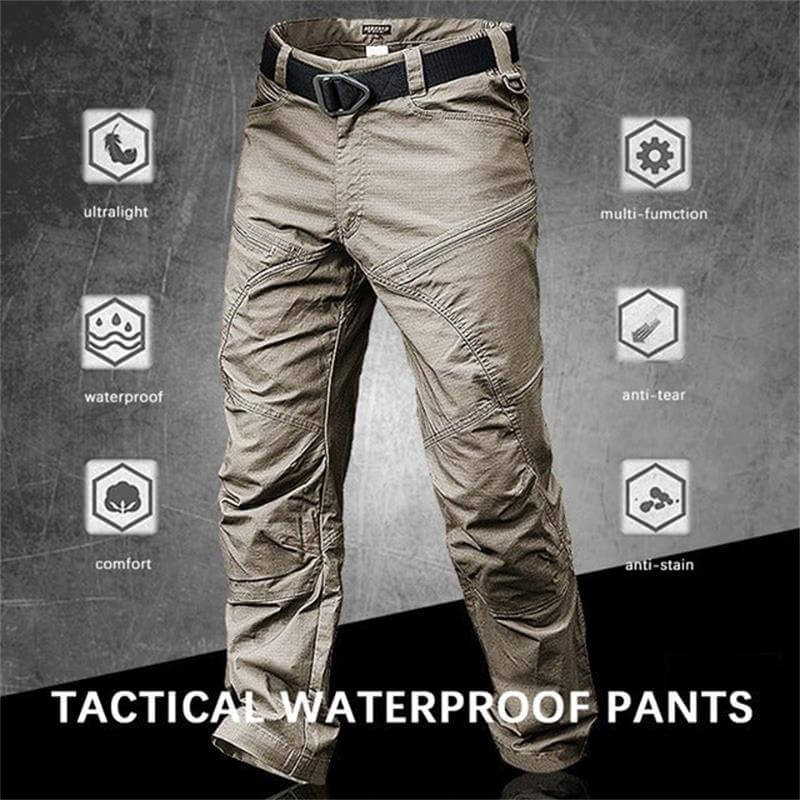 🔥 50% DE RÉDUCTION ! 🌧️ Pantalon Tactique Imperméable pour Homme – 10 Poches, Respirant & Ultra-Résistant, Idéal Rando, Trek ou Usage Quotidien ! 💪
