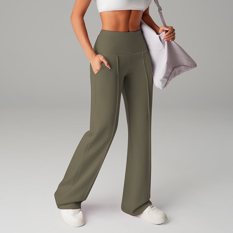 👖 50% DE RÉDUCTION ! 💃 Pantalon Droit Femme – Coupe Ample, Tissu Souple & Élégance Quotidienne ✨