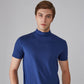 📢📢50 % de réduction !! ⏰T-shirt slim fit à col montant pour homme