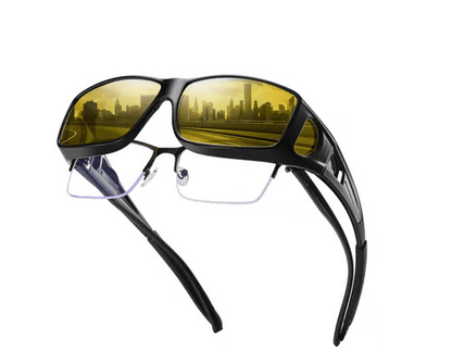 🕶️55% DE RÉDUCTION MAINTENANT🎅Lunettes de Conduite Nuit - Verres Polarisés & Anti-Reflets, Vision Claire et Sécurisée pour la Nuit ✨