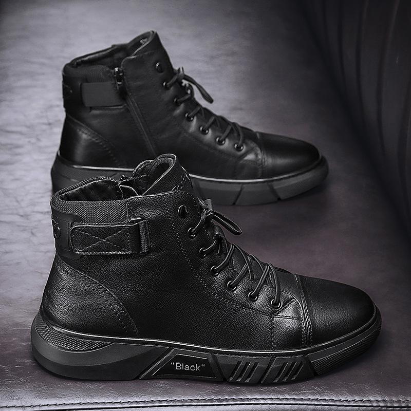 👍Chaussures en cuir de qualité pour hommes