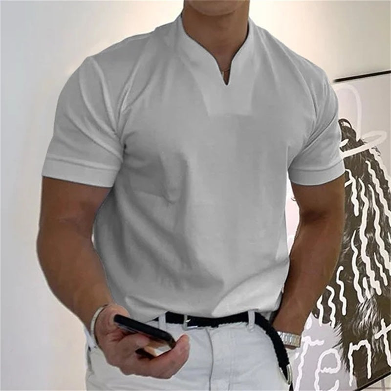 💥2024 Business Men's Short Sleeve Fitness T Shirt - 💥Hot 50% Off