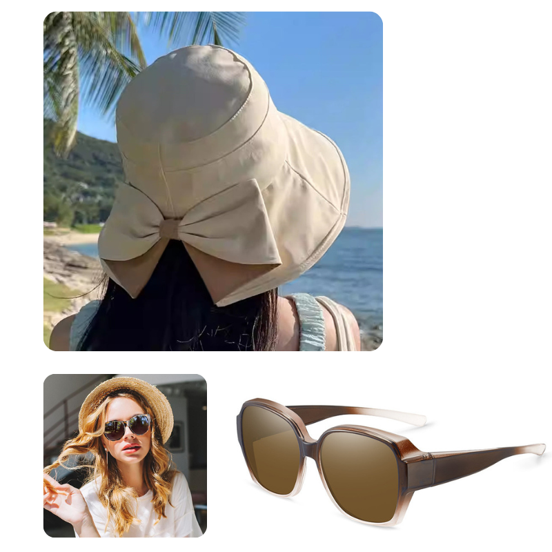 👒 PROMO LIMITÉE 50% DE RÉDUCTION ! ✨ Chapeau de Soleil Femme – Bords Extra Larges, 360° Couverture, Flexible 🌞