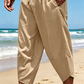 Pantalon capri bouffant décontracté pour homme