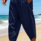 Pantalon capri bouffant décontracté pour homme