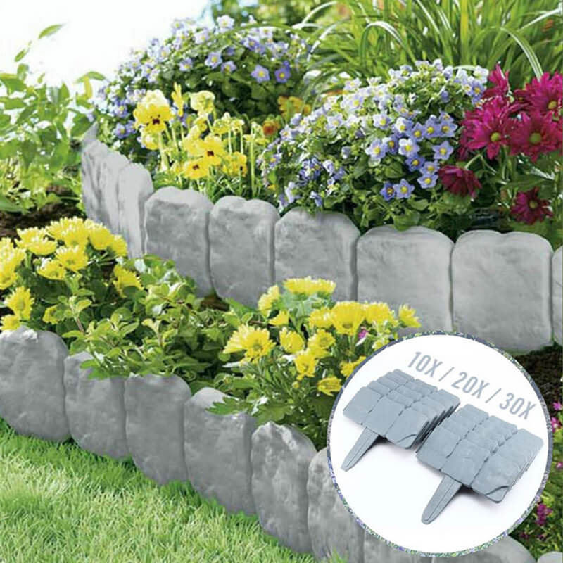 ⏰ OFFRE LIMITÉE : -50 % DE RÉDUCTION ! 🌿 Clôture de jardin en pierre reconstituée – Résiste aux intempéries, Durable & Facile à installer 🏡