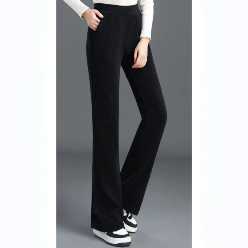 Pantalon d'automne et d'hiver 🔥 chaud 🔥 élégant à taille large et extensible(50 % de réduction)
