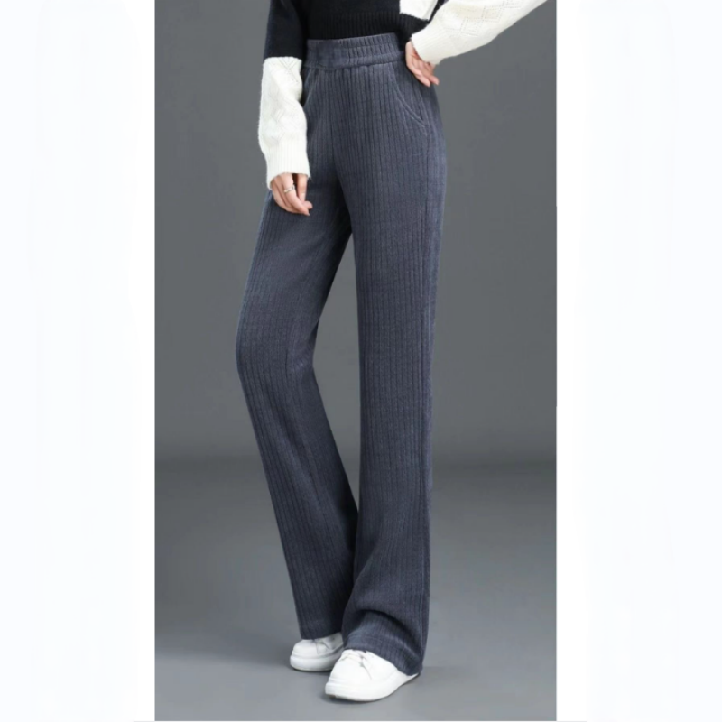 Pantalon d'automne et d'hiver 🔥 chaud 🔥 élégant à taille large et extensible(50 % de réduction)