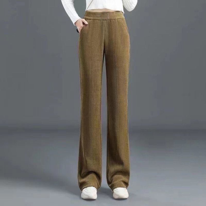 Pantalon d'automne et d'hiver 🔥 chaud 🔥 élégant à taille large et extensible(50 % de réduction)