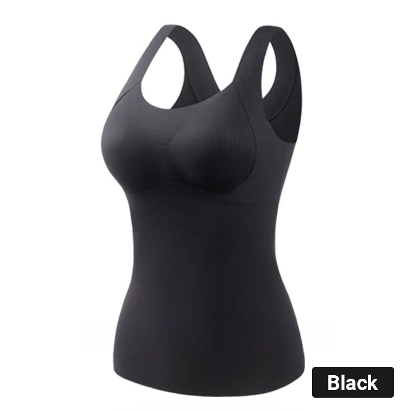 🎄💥Réduction de Noël 50% 🌸Gilet chaud pour femme avec soutien-gorge intégré
