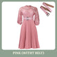 Robe à plis creux en dentelle pour femme