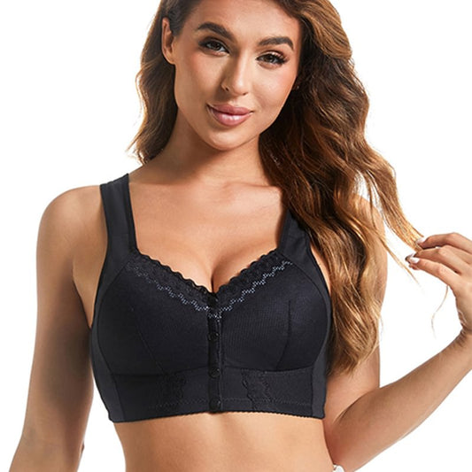 💥Demi-tarif pour le deuxième💥🌸Soutien-gorge respirant Plus Size pour femmes avec fermeture frontale