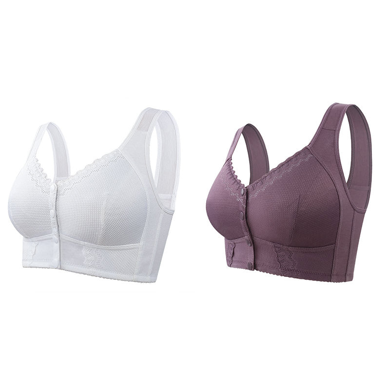 💥Demi-tarif pour le deuxième💥🌸Soutien-gorge respirant Plus Size pour femmes avec fermeture frontale