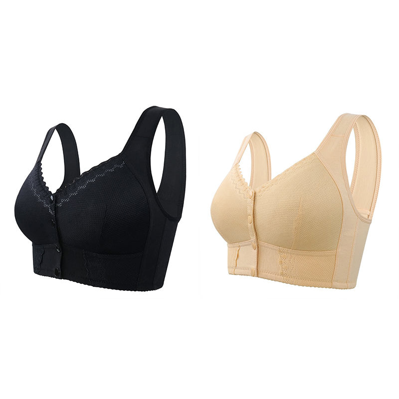 💥Demi-tarif pour le deuxième💥🌸Soutien-gorge respirant Plus Size pour femmes avec fermeture frontale