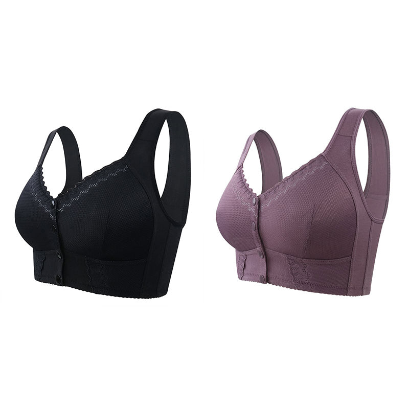 💥Demi-tarif pour le deuxième💥🌸Soutien-gorge respirant Plus Size pour femmes avec fermeture frontale