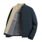 🔥Best-seller🔥Veste Décontractée à Col Montant et Fermeture à Glissière pour Hommes