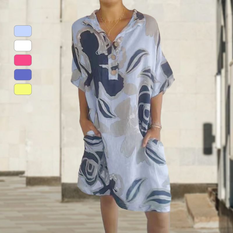 Robes imprimées élégantes et décontractées pour femmes