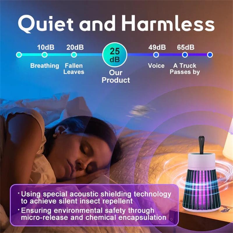 ✨Lampe anti-moustique rechargeable USB🚫🦟