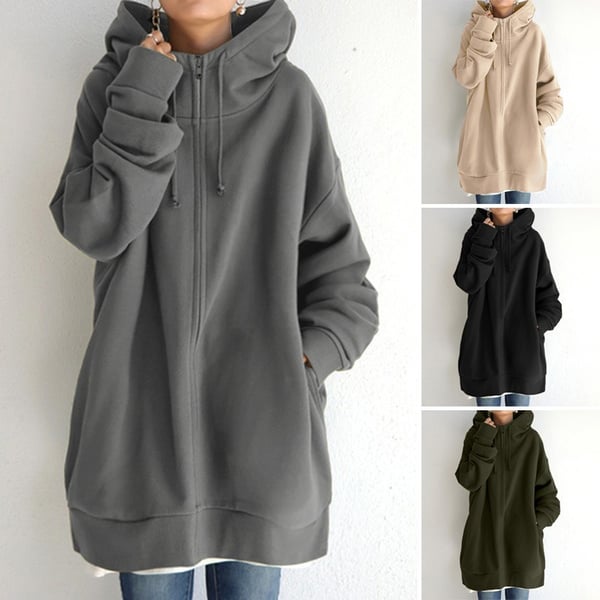Sweat à capuche zippé d'automne/d'hiver pour femmes - Livraison gratuite pour 2 pièces